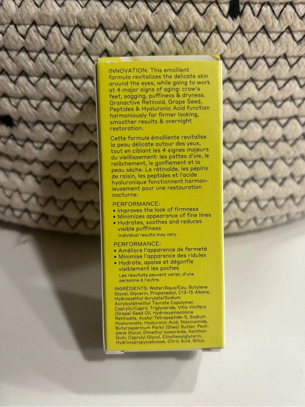 Volition Grenache Retinol Eye Cream